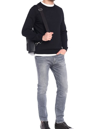 Чёрный свитер BOSS: фото 1 - Invogue